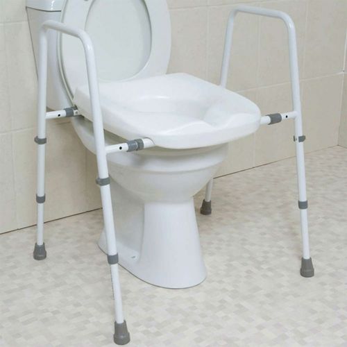 Mowbray Toilet Seat and Frame Width Adjustable - Free Standing ...